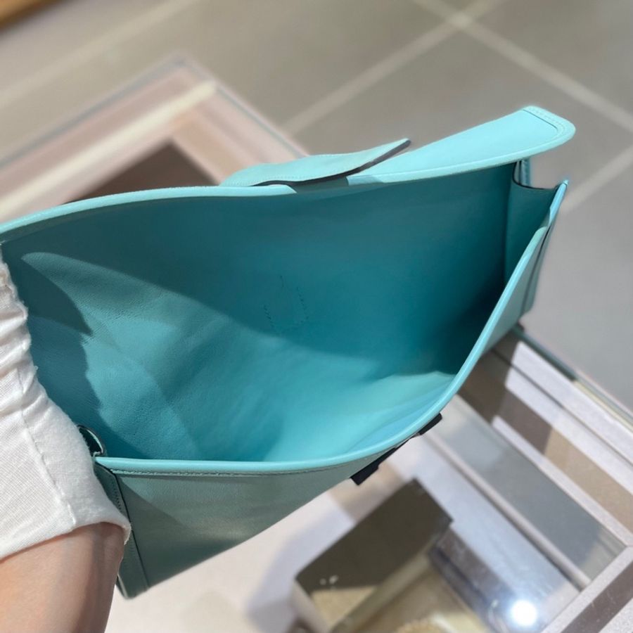 HERMES爱马仕JigeElan29马卡龙蓝手拿包-7