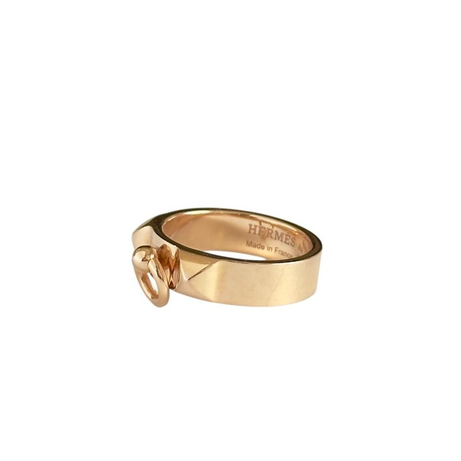HERMES Collier de chien 18K玫瑰金 戒指-9