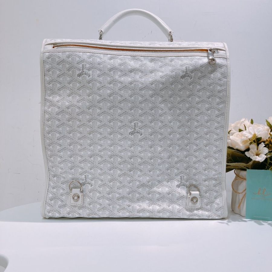 TW4765  Goyard 戈雅 雙肩 背包Sac Saint Leger Backpack Blanc-1