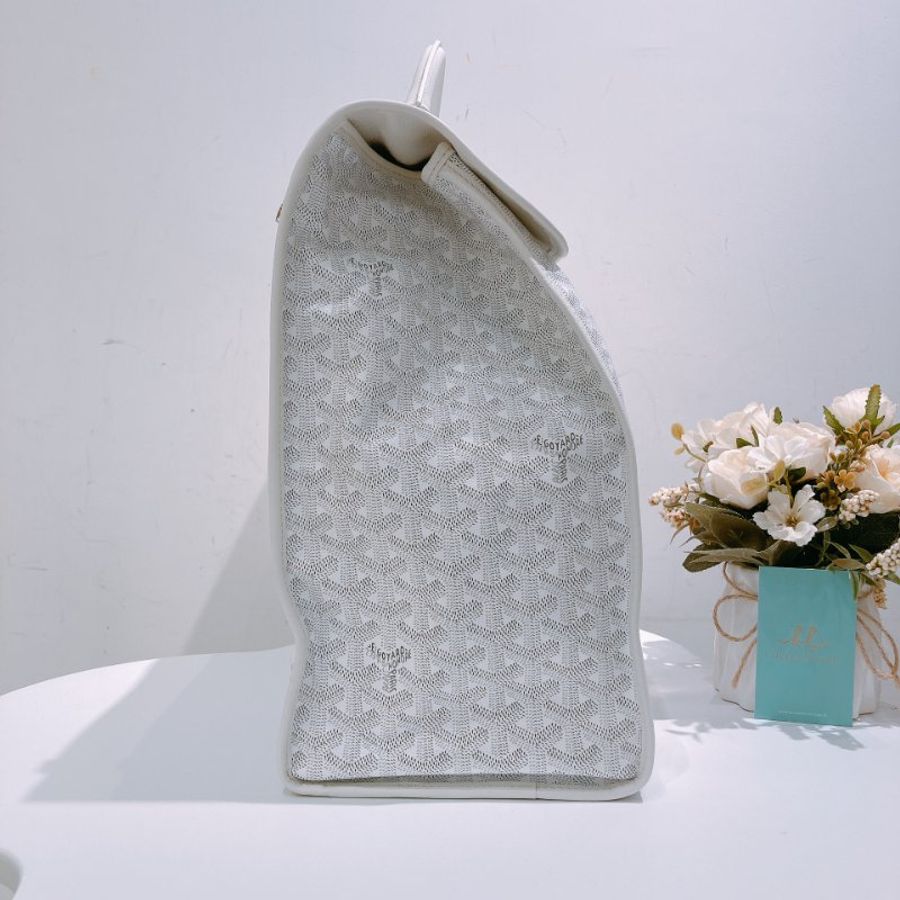 TW4765  Goyard 戈雅 雙肩 背包Sac Saint Leger Backpack Blanc-3