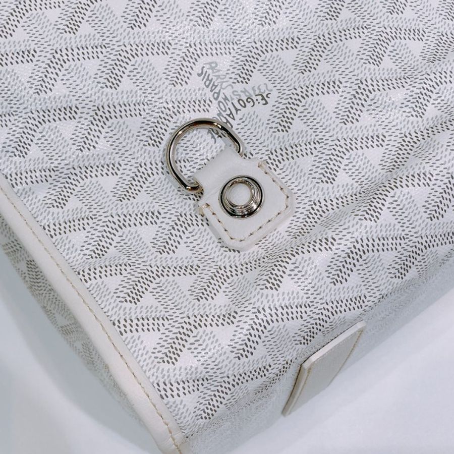 TW4765  Goyard 戈雅 雙肩 背包Sac Saint Leger Backpack Blanc-10