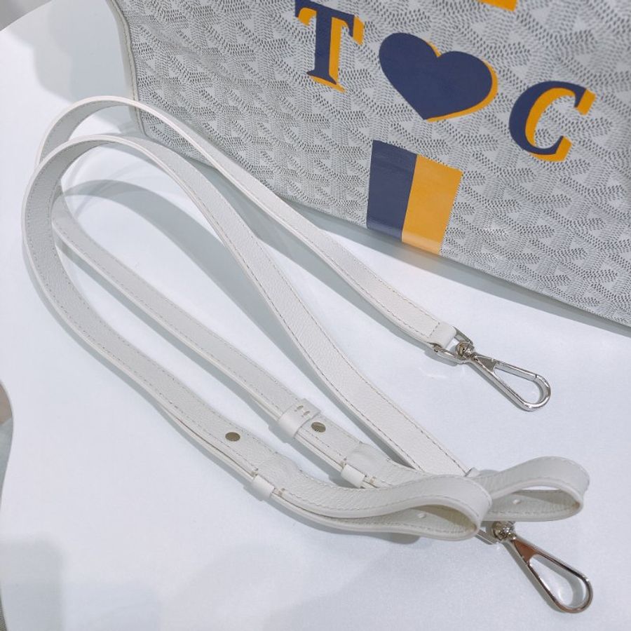 TW4765  Goyard 戈雅 雙肩 背包Sac Saint Leger Backpack Blanc-15