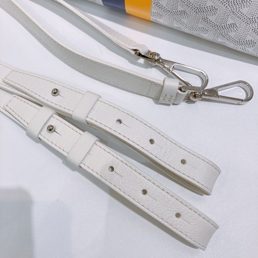 TW4765  Goyard 戈雅 雙肩 背包Sac Saint Leger Backpack Blanc-16