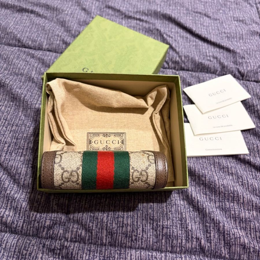 GUCCI 經典 Ophidia GG系列短夾 598662 兩折短夾 經典款 有零錢拉鍊層-15