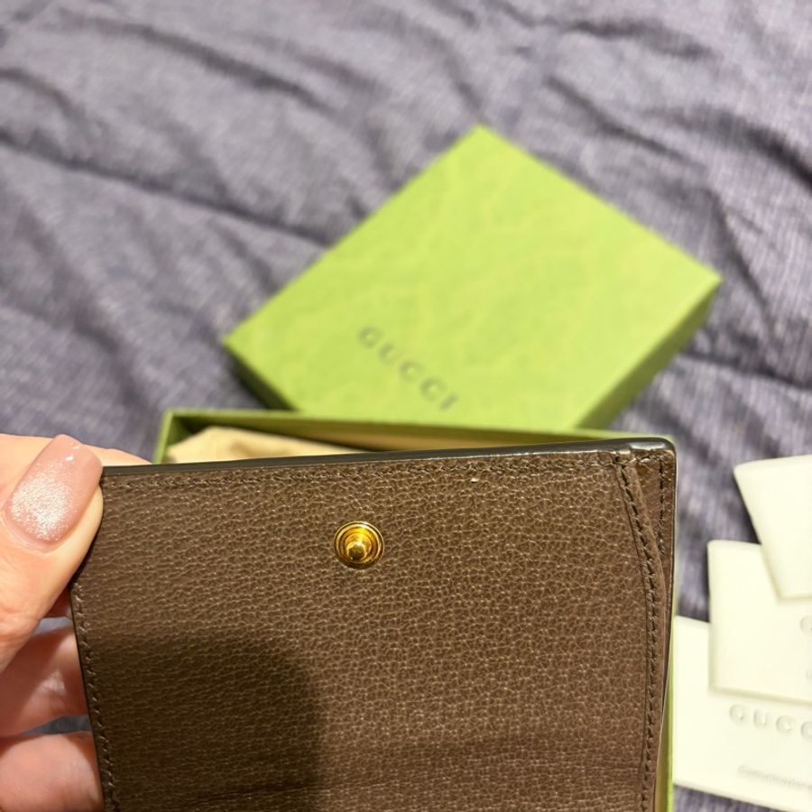 GUCCI 經典 Ophidia GG系列短夾 598662 兩折短夾 經典款 有零錢拉鍊層-19
