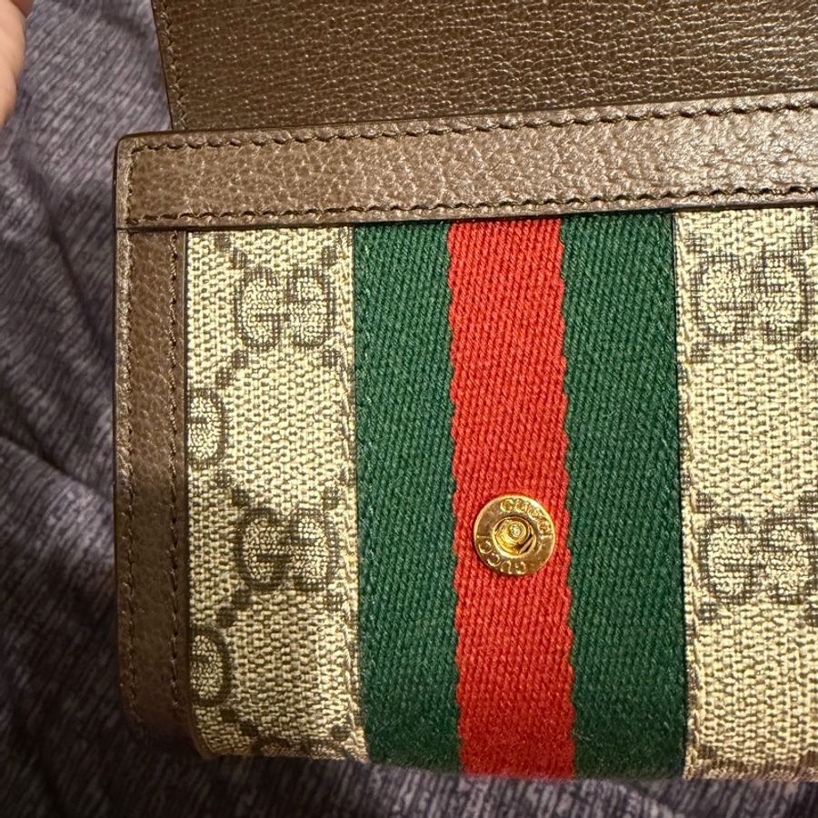 GUCCI 經典 Ophidia GG系列短夾 598662 兩折短夾 經典款 有零錢拉鍊層-25