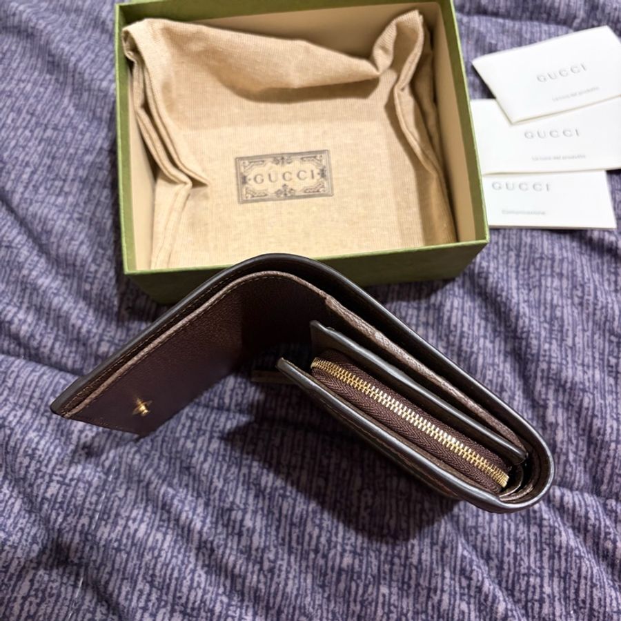 GUCCI 經典 Ophidia GG系列短夾 598662 兩折短夾 經典款 有零錢拉鍊層-26