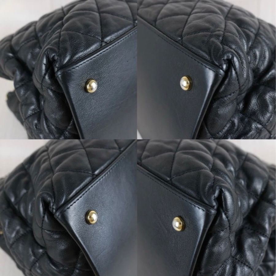 「JL精品代購」9新 Chanel 香奈兒 鏈條托特單肩包-9