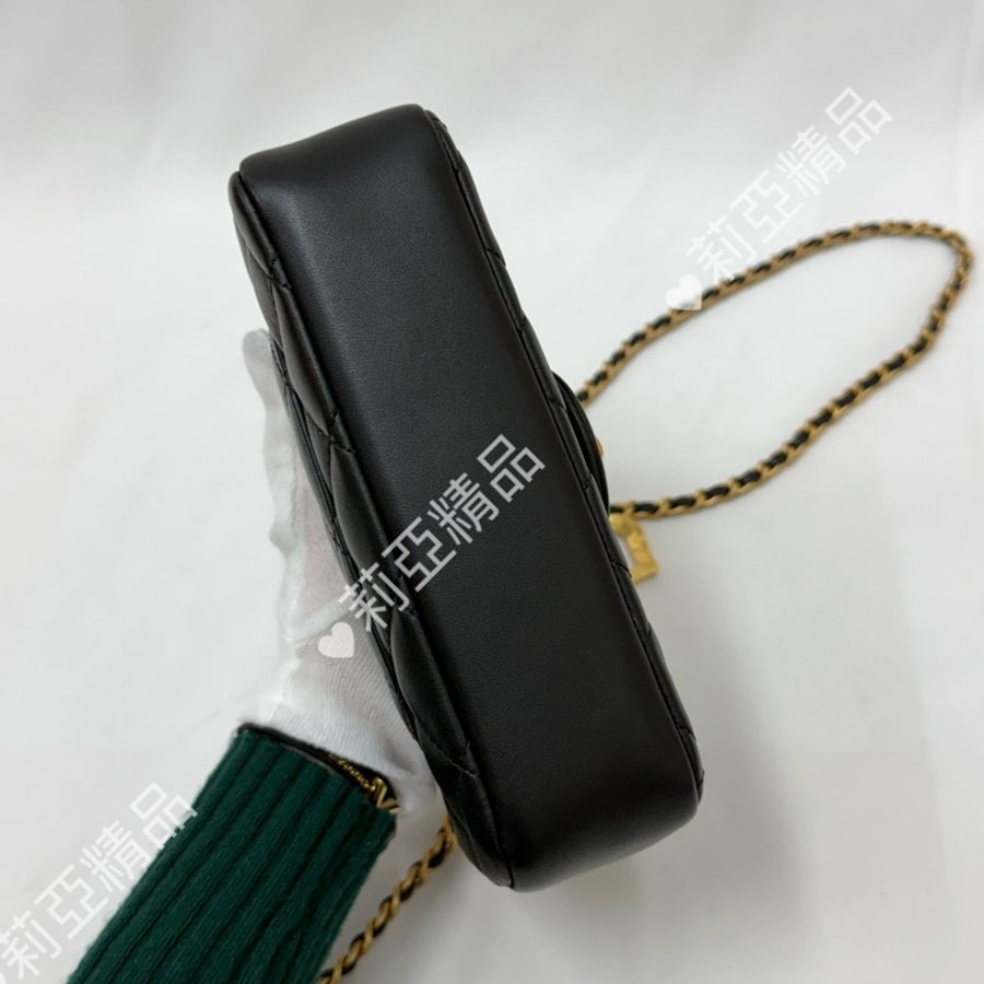 莉亞精品♡Chanel 愛心鏈條包 二手美包-5