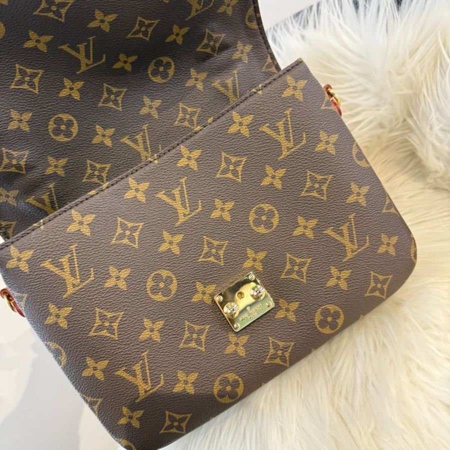 LV 經典老花郵差包 晶片-5