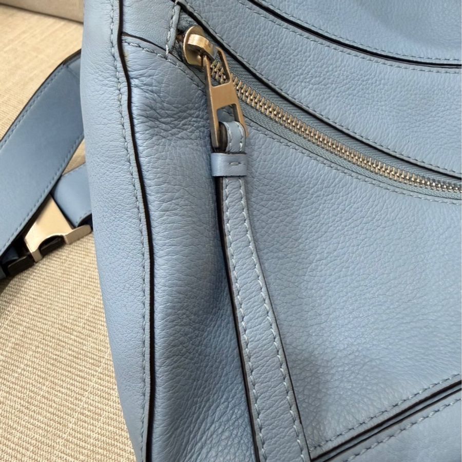LOEWE PUZZLE胸腰包 淺藍色-13