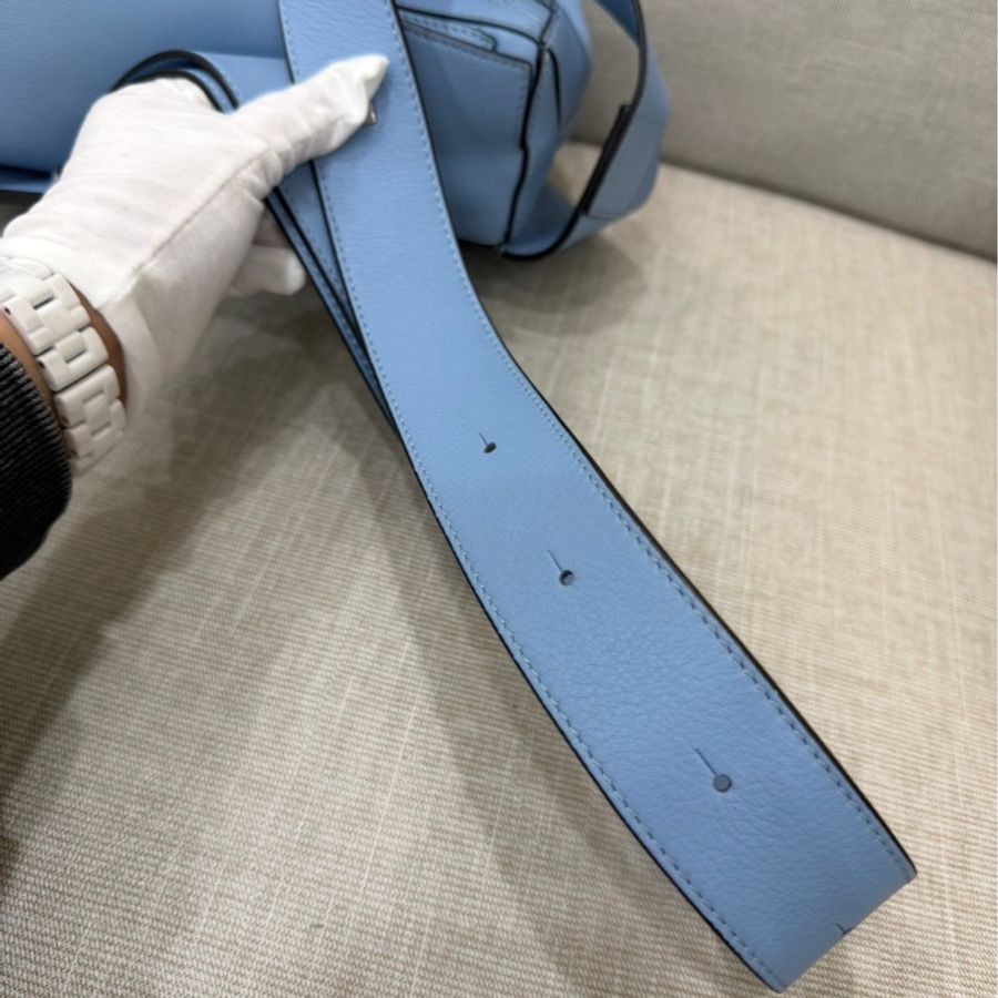 LOEWE PUZZLE胸腰包 淺藍色-22