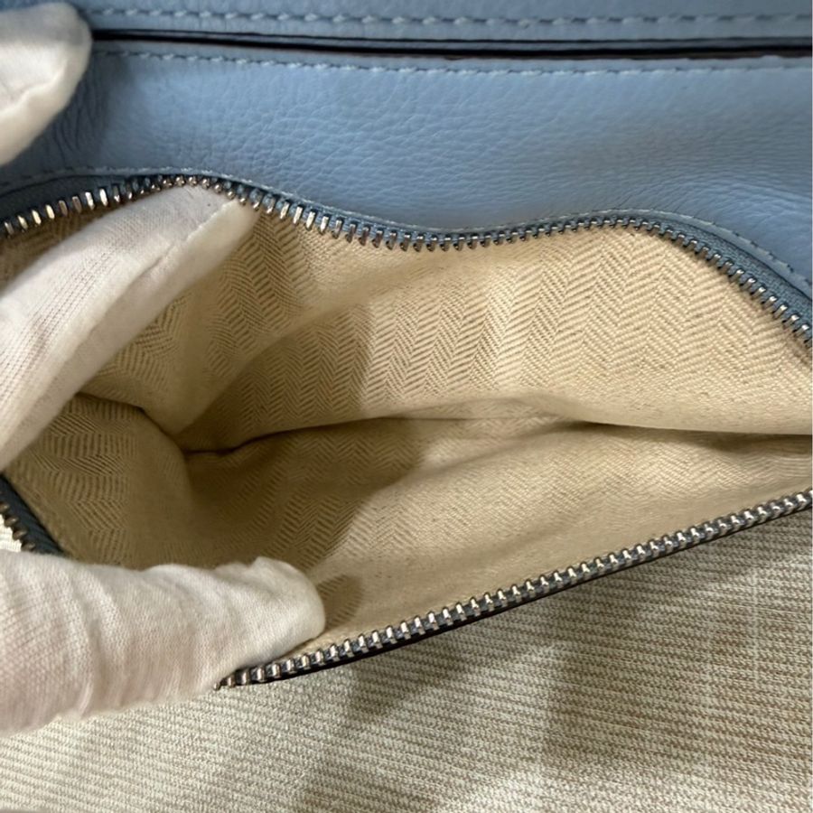 LOEWE PUZZLE胸腰包 淺藍色-43