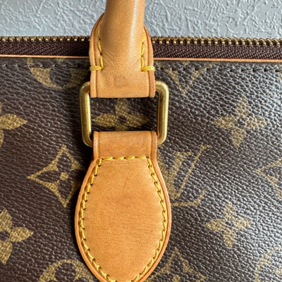 LV花紋橫式雙珠金球手提包👜-30