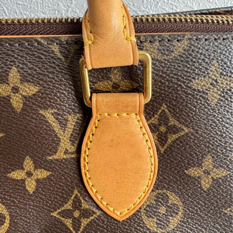 LV花紋橫式雙珠金球手提包👜-33