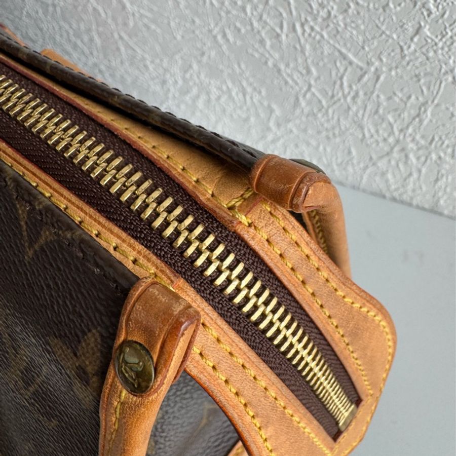 LV花紋橫式雙珠金球手提包👜-60