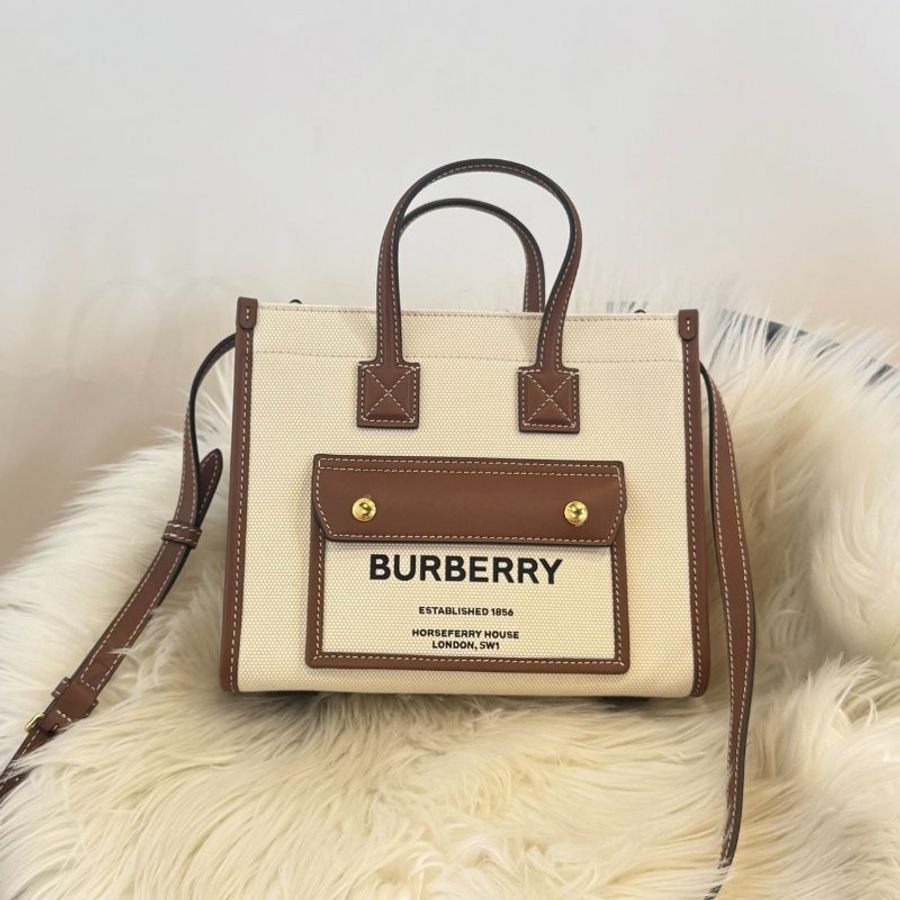 BURBERRY 帆布托特包-1