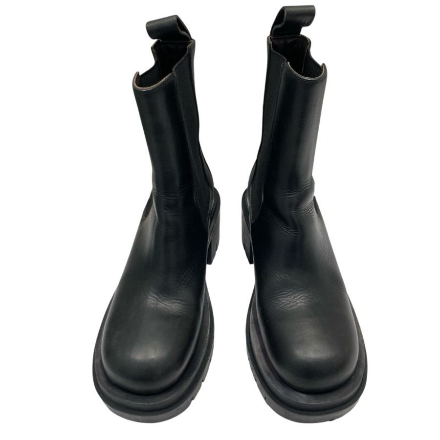 BOTTEGA VENETA 厚底切爾西靴 黑色 36.5號-4