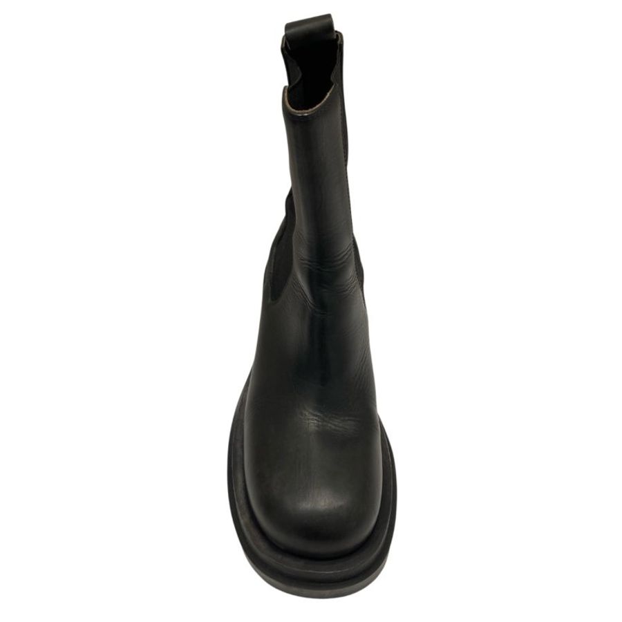 BOTTEGA VENETA 厚底切爾西靴 黑色 36.5號-11