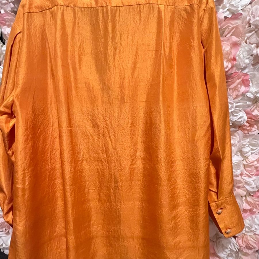 Chanel中古真絲襯衣38碼-4