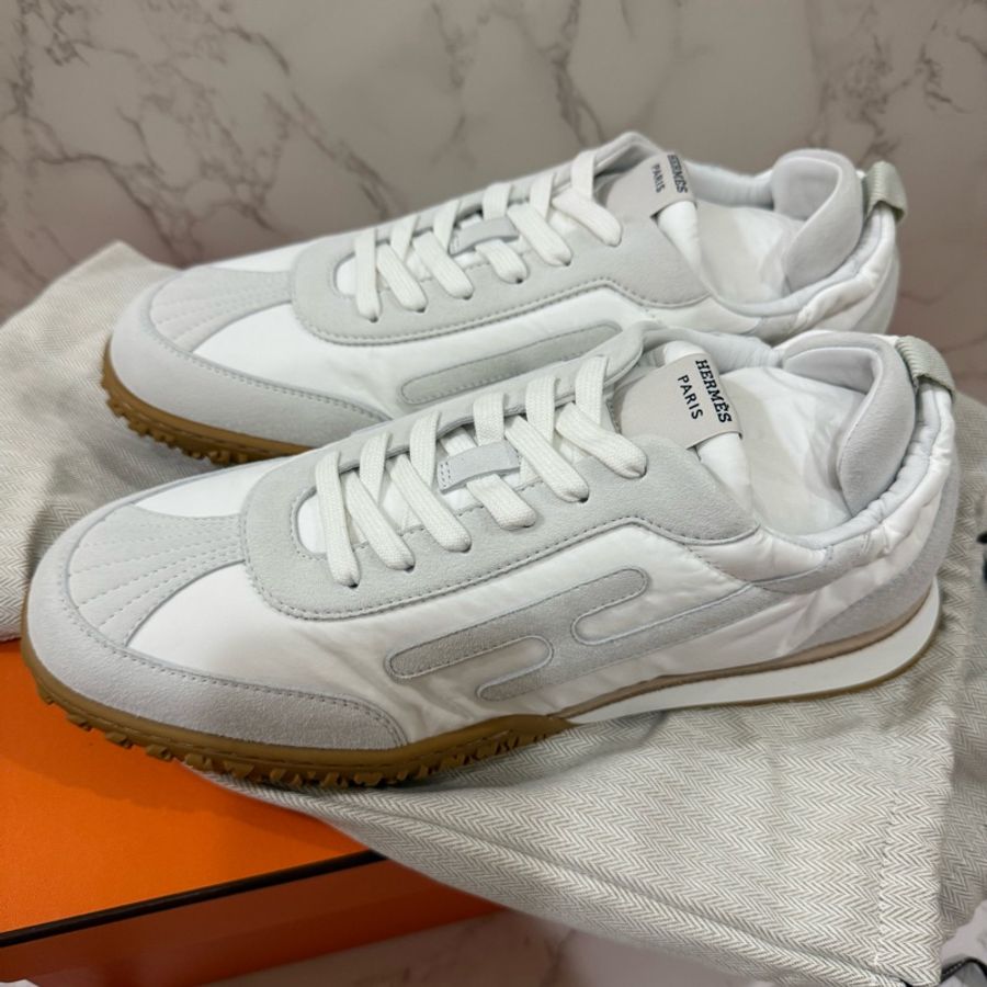 💖Hermes Jet 白色 42.5號💖 德訓鞋 全新-0