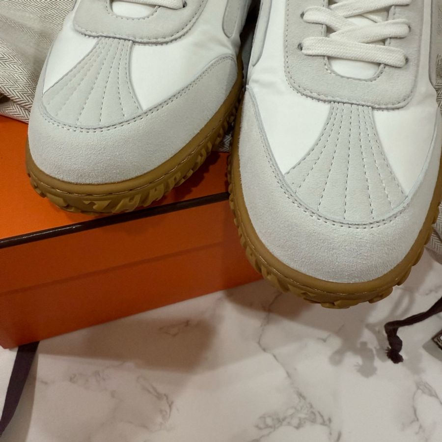 💖Hermes Jet 白色 42.5號💖 德訓鞋 全新-4