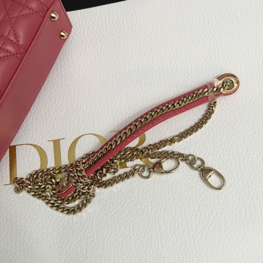 超美❤️ Dior #lady #乾燥玫瑰粉 #戴妃包 #三格-14