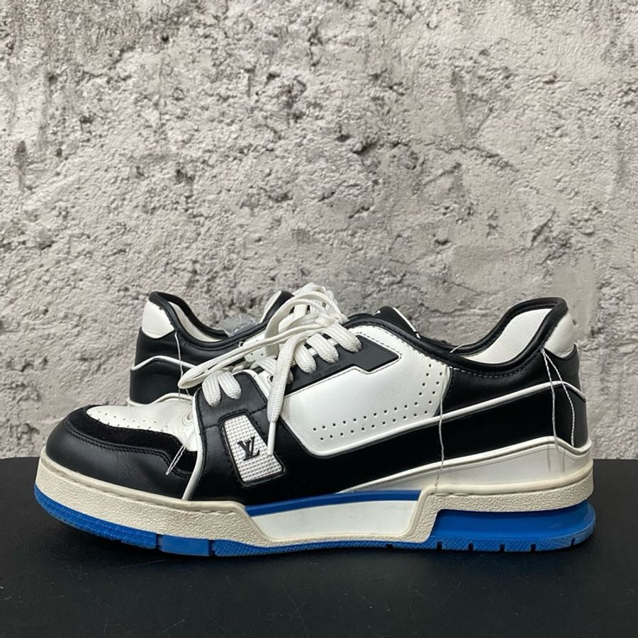 Louis Vuitton lv Trainer男鞋黑籃鞋子 碼數7=41.5-12