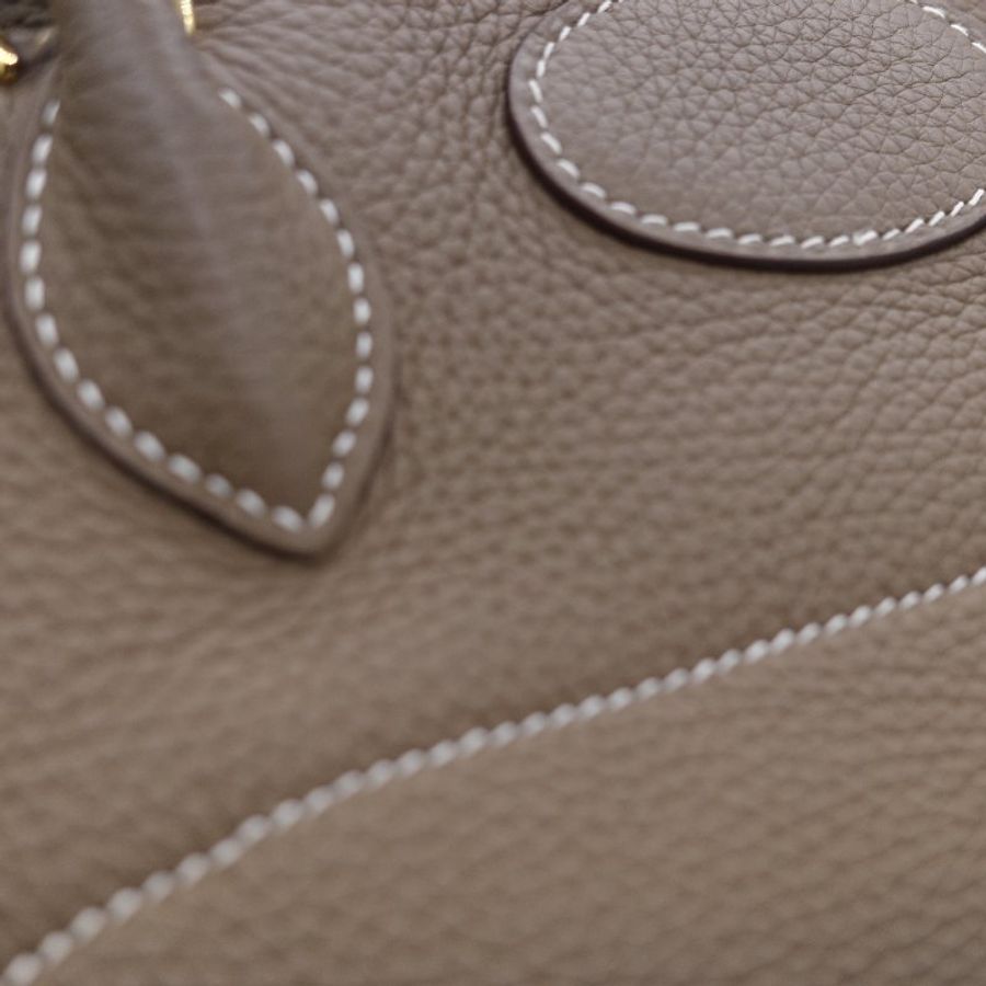 Hermès 愛馬仕 Bolide 31 大象灰 TC 皮 牛皮 手提包 保齡球包-19