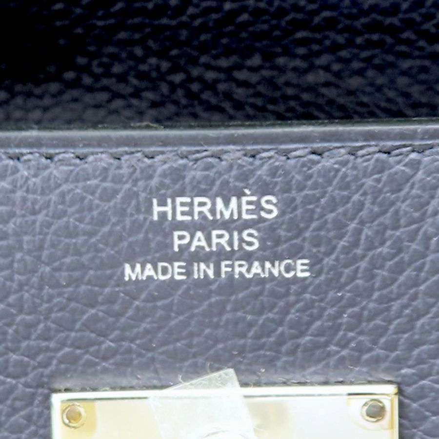 午夜藍 Evercolor牛皮 Kelly To Go Wallet 肩背包 K刻 銀扣【HERMES 愛馬仕】-6