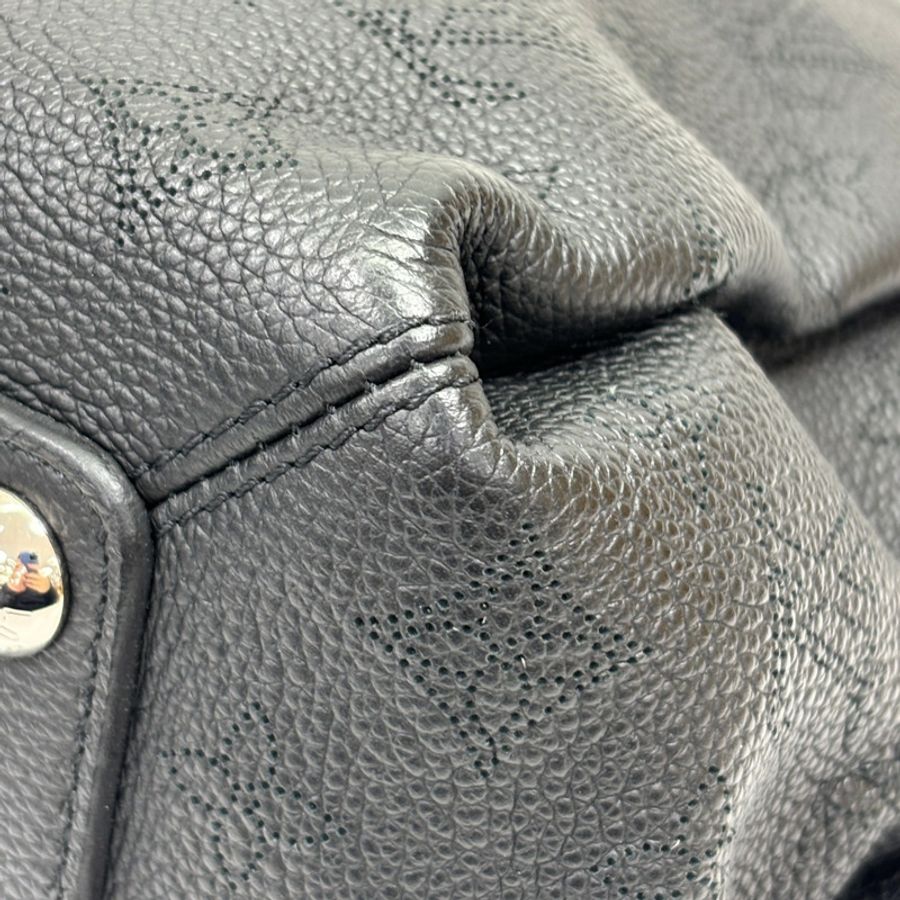 黑色 Mahina 牛皮 Babylone Chain BB 手提包 無背帶【LOUIS VUITTON LV 路易威登】 M51223-7