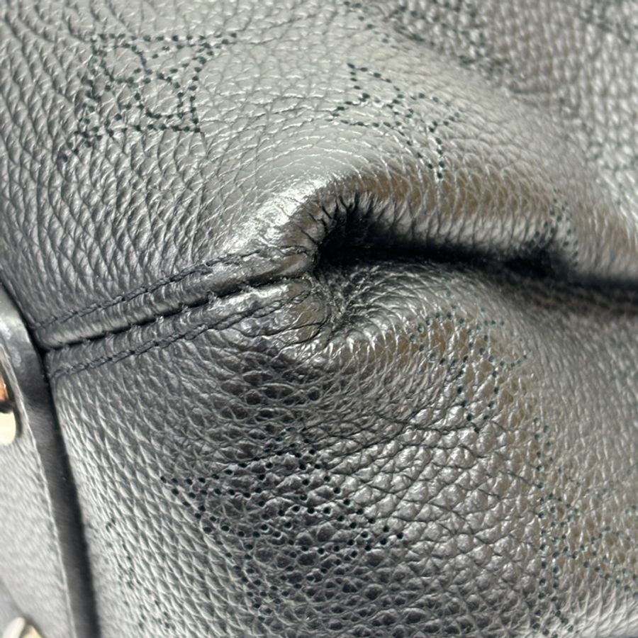 黑色 Mahina 牛皮 Babylone Chain BB 手提包 無背帶【LOUIS VUITTON LV 路易威登】 M51223-9