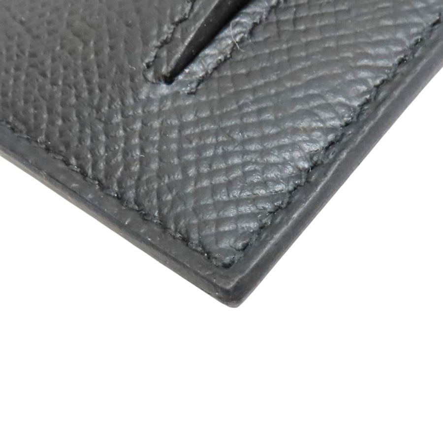 黑色 Epsom牛皮 Kelly Pocket Slim 短夾 Y刻 金釦【HERMES 愛馬仕】 H079001CC89-8