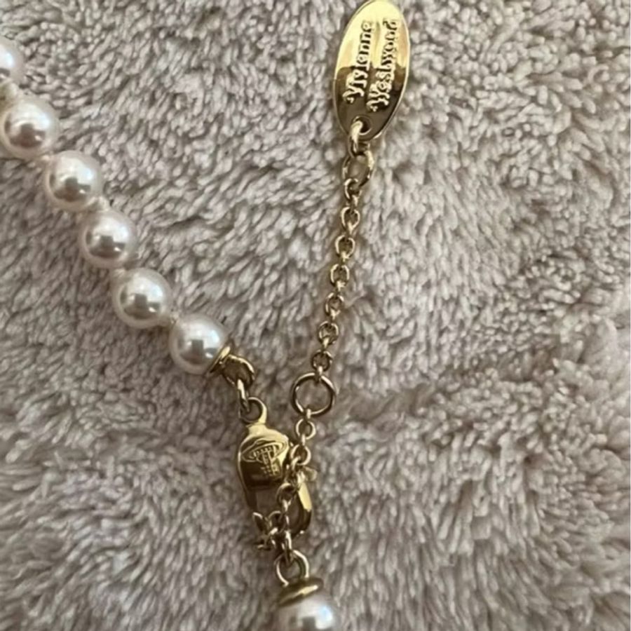 Vivienne Westwood Claude small faux pearl 項鍊|現貨-3