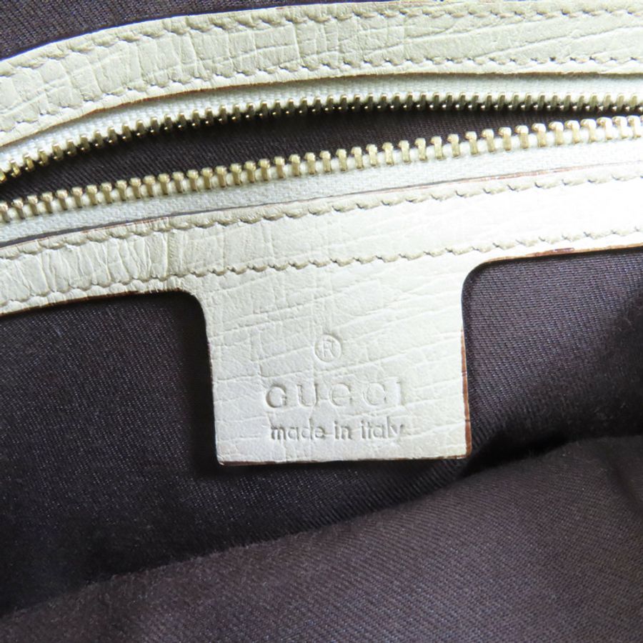 GUCCI 帆布Horsebit Tote金扣手挽袋-7