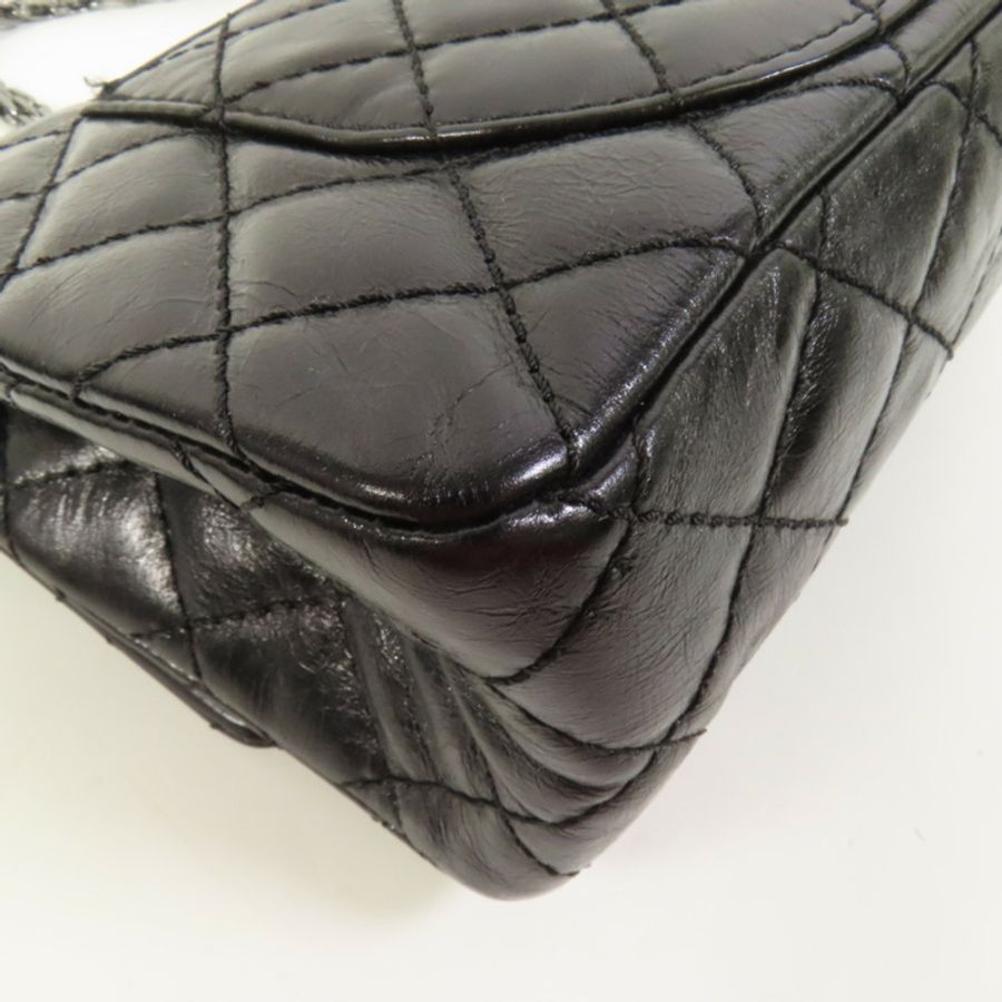 CHANEL 牛皮皮革2.55 Chain Shoulder鏈帶肩背袋-13