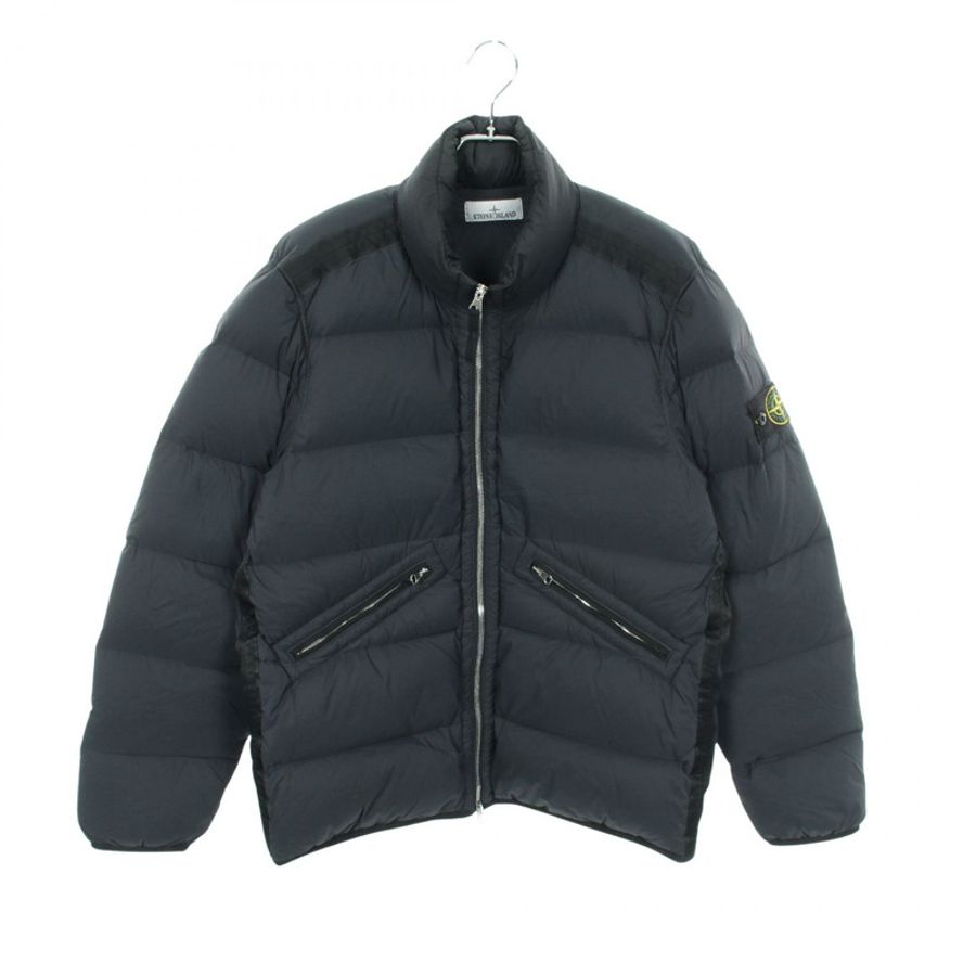 STONE ISLAND 無縫隧道尼龍羽絨外套 #M 811543028 海軍藍 二手 男款-0
