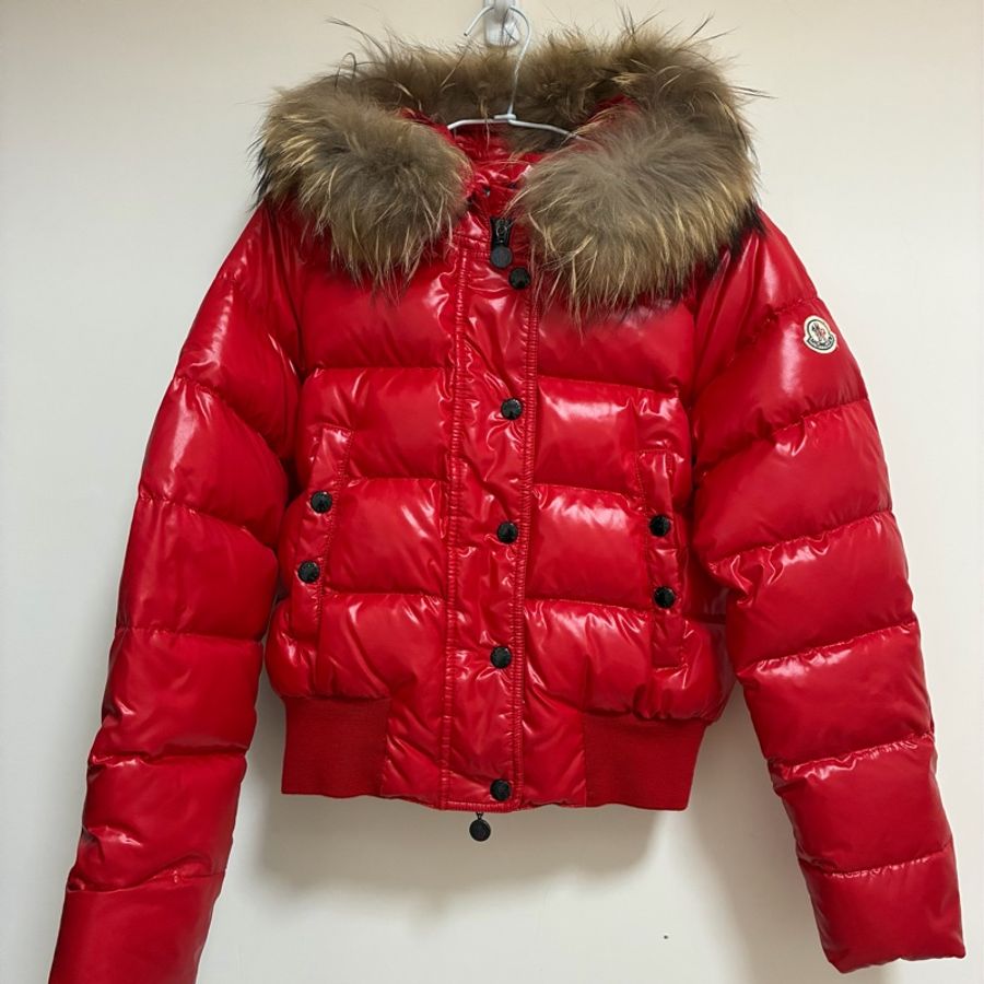 Moncler 羽絨外套 正紅色-0
