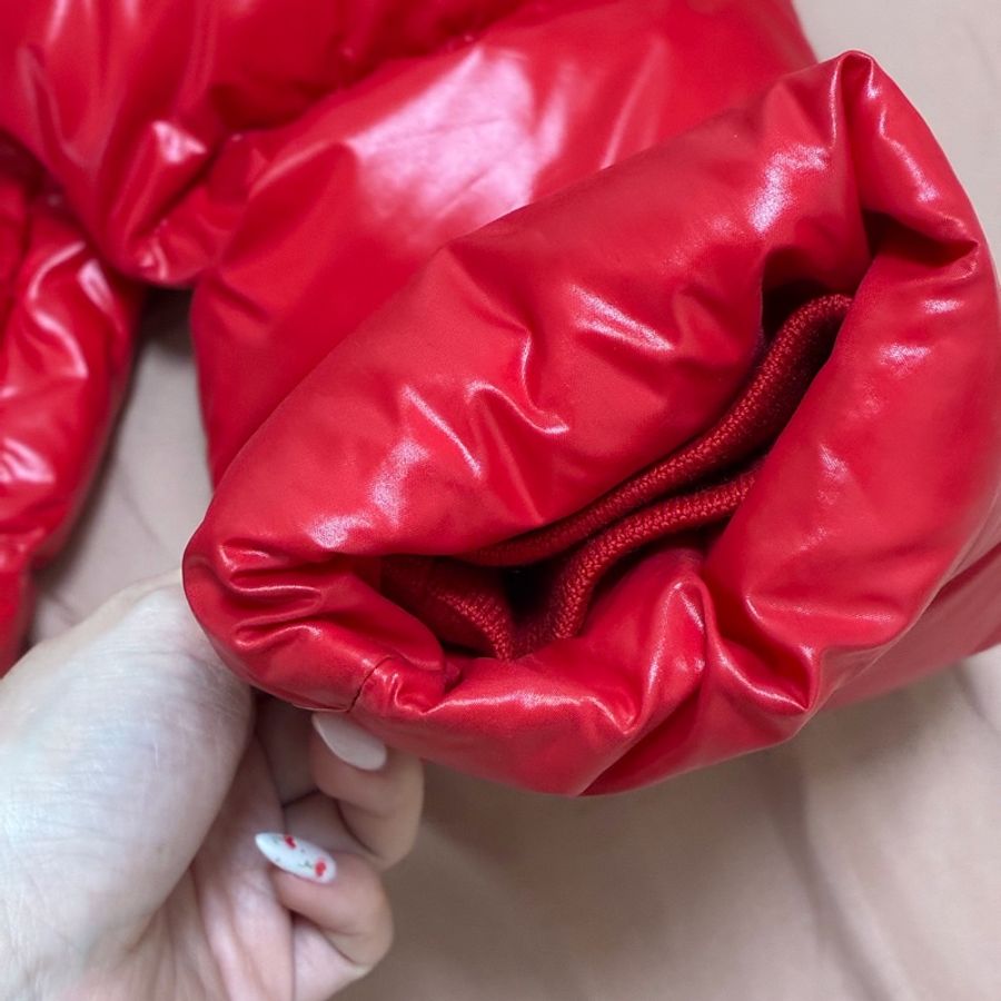 Moncler 羽絨外套 正紅色-23