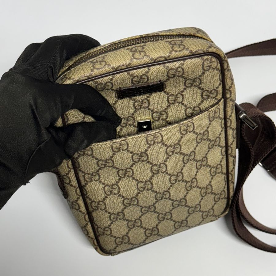 【全新閒置品🎁】 GUCCI 古馳 Supreme 相機包/斜背包(專櫃58,000)-10
