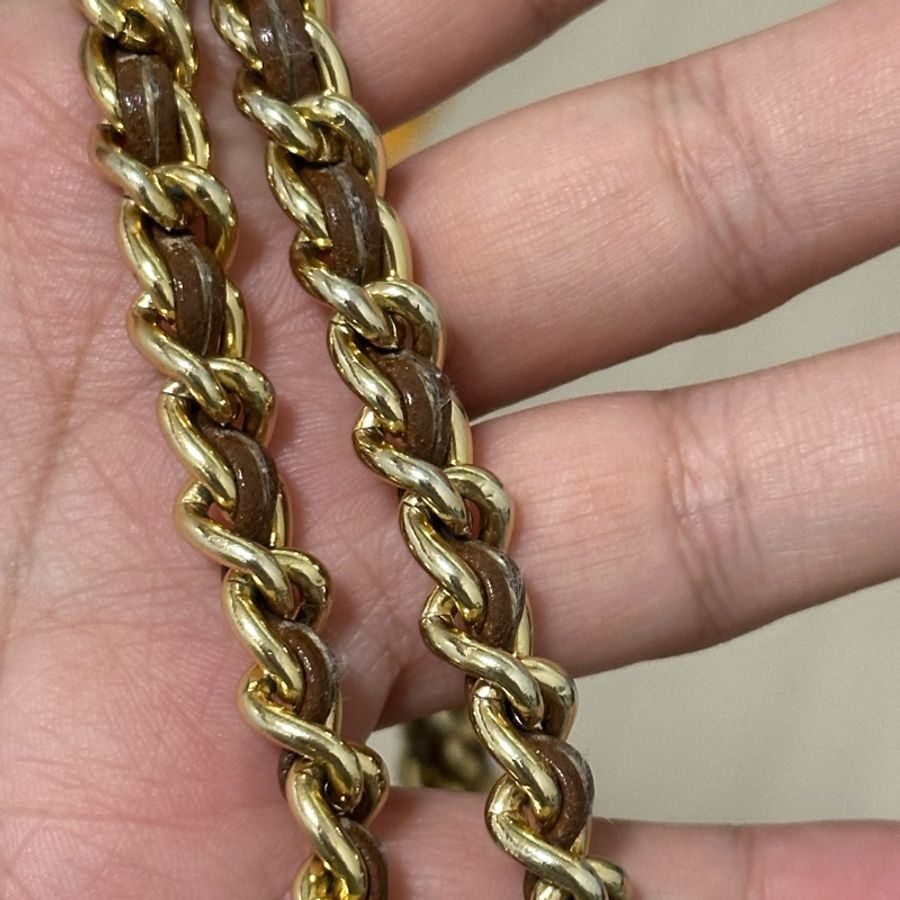 prada翻蓋降落傘20cm焦糖色-18