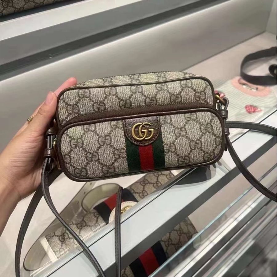 全新全配🈶購證❤️ gucci #ophidia #相機包 #郵差包 #腰包-0