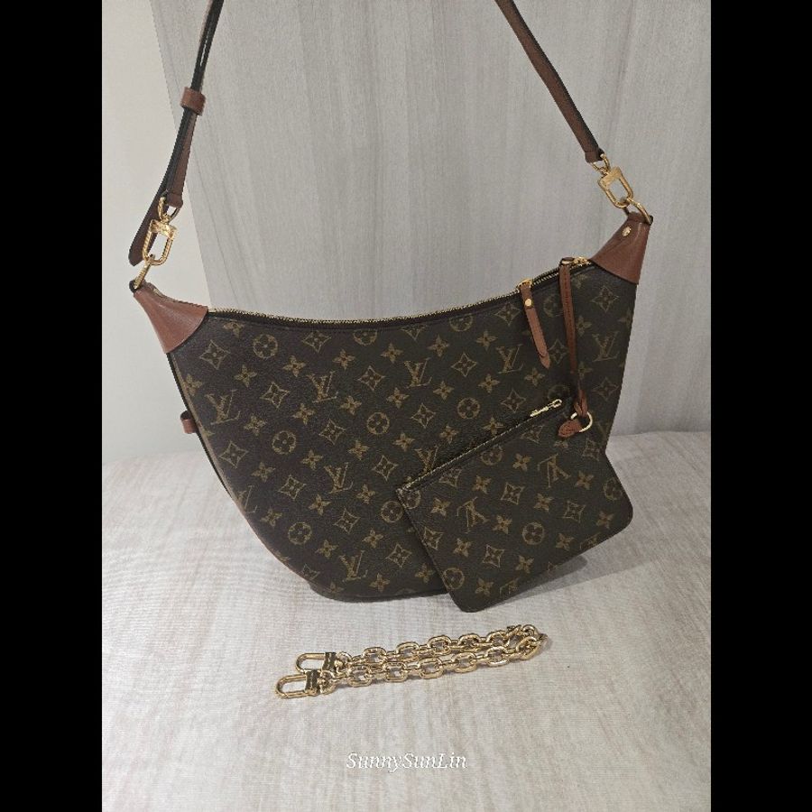 LV 路易威登 Loop hobo GM 大款老花月亮包 碗豆包🌙 經典與容量的完美結合-5