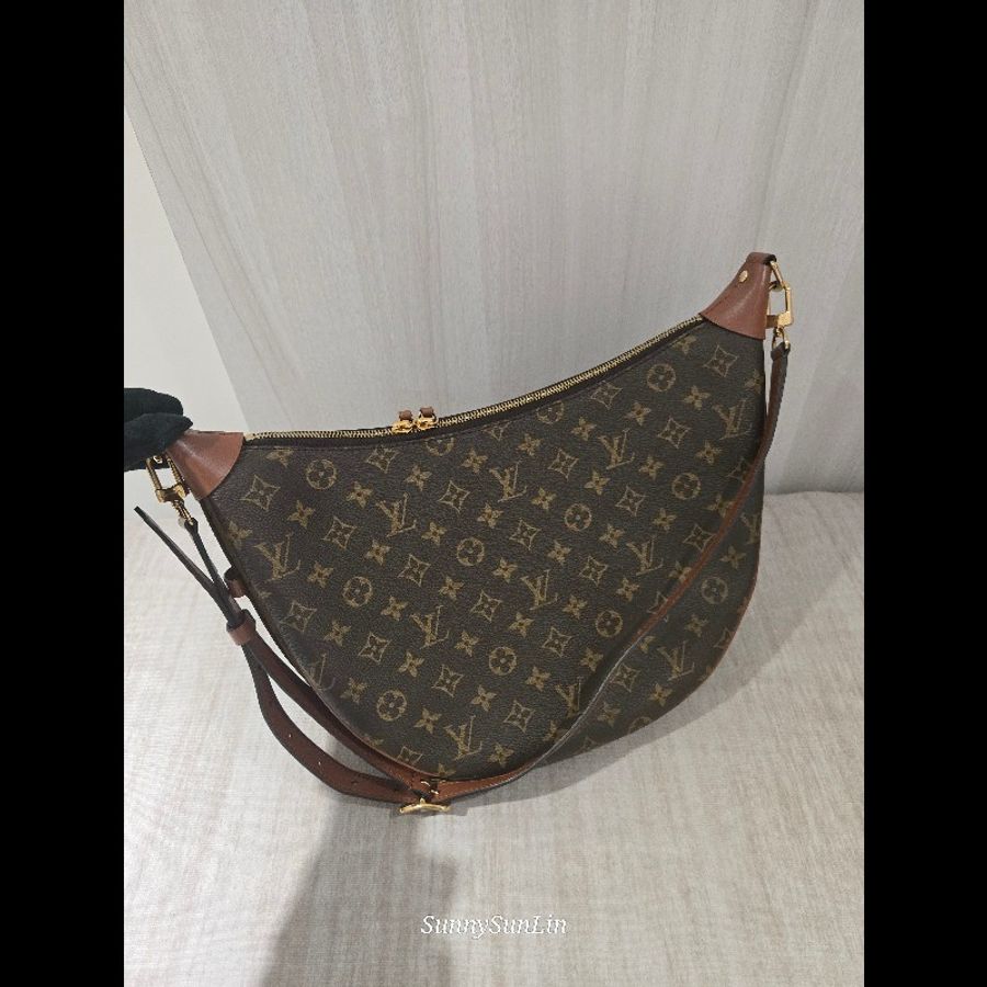 LV 路易威登 Loop hobo GM 大款老花月亮包 碗豆包🌙 經典與容量的完美結合-10