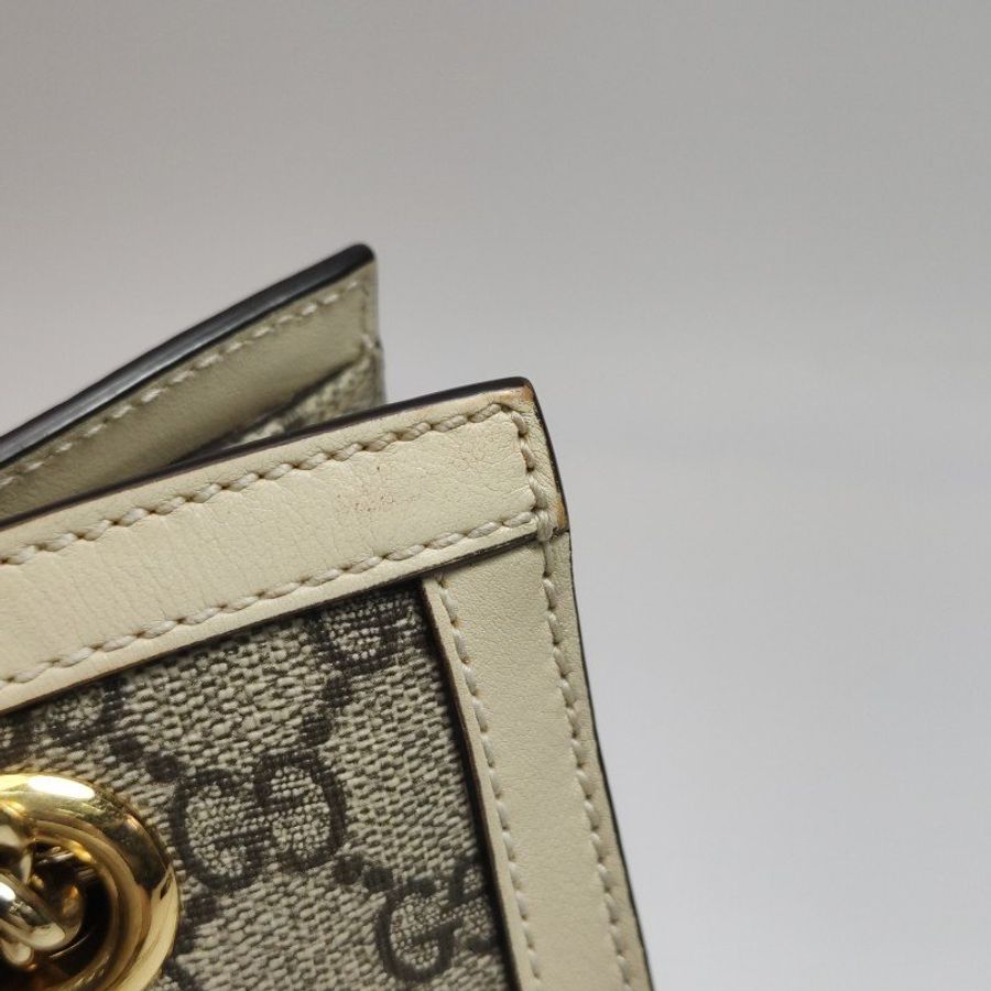 Gucci Padlock小號牛皮GG老花鎖扣單肩包-14