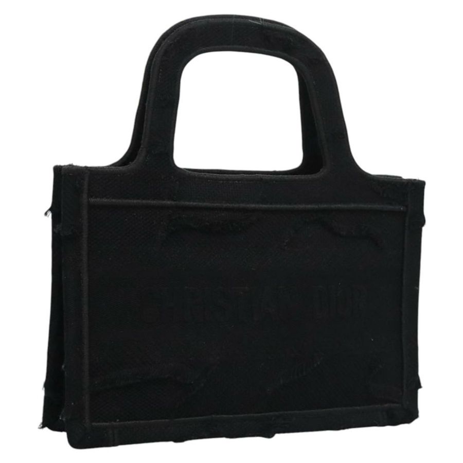 【日本直送】Christian Dior Book Tote 迷你帆布手提包 黑色 正品 102047SAV-0