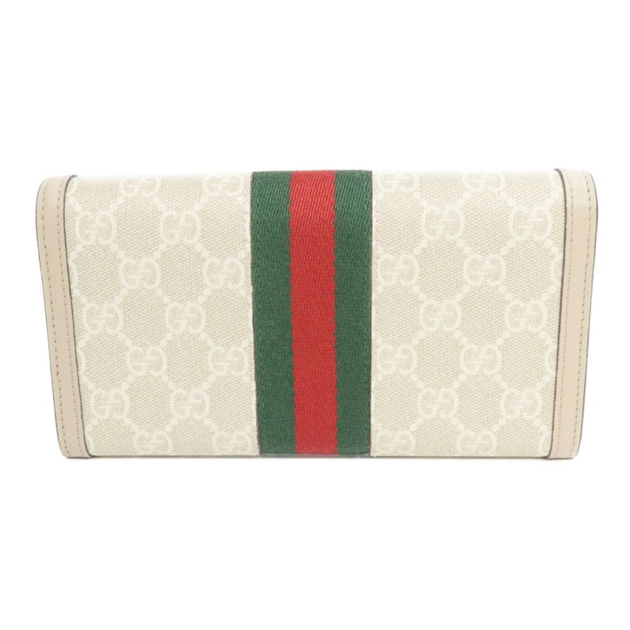 GUCCI 塗層帆布Ophidia GG Continental Wallet金扣長錢包-1
