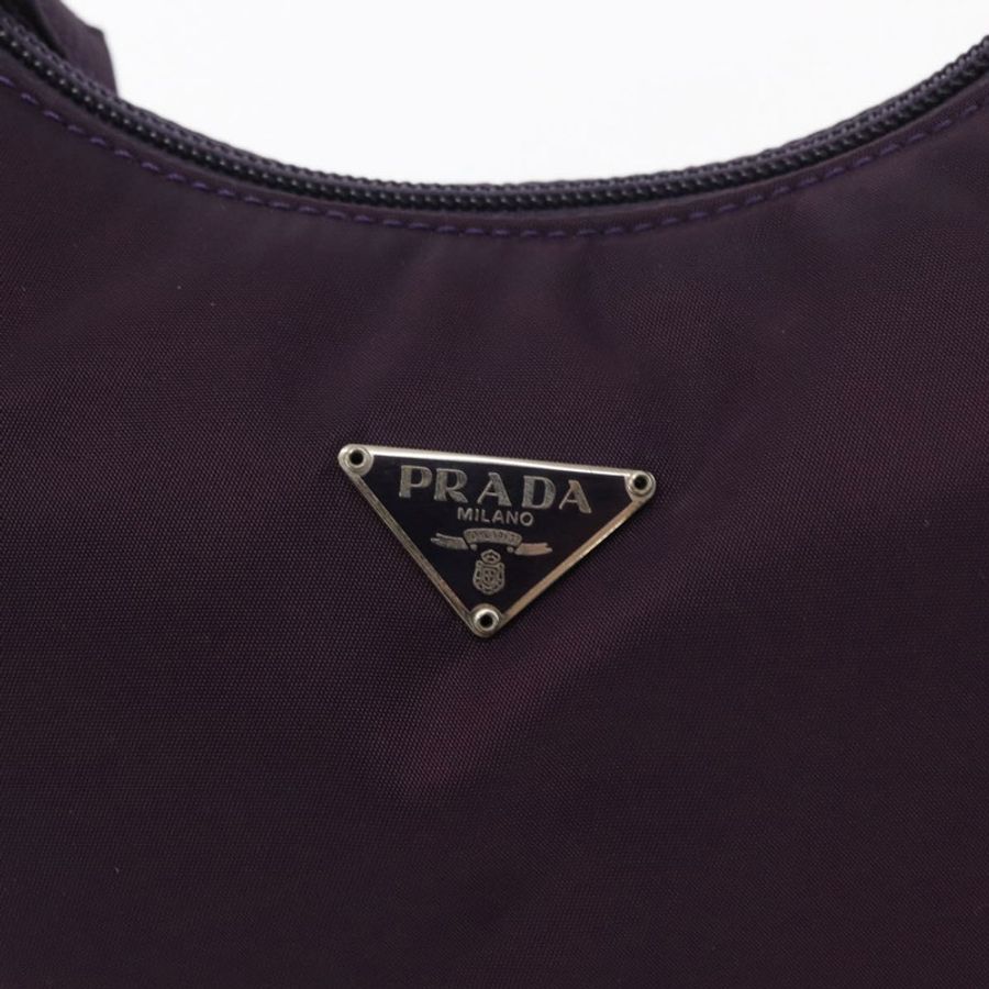 【日本直送】PRADA 尼龍紫色銀色配件包 正品 BA9459SAV-17