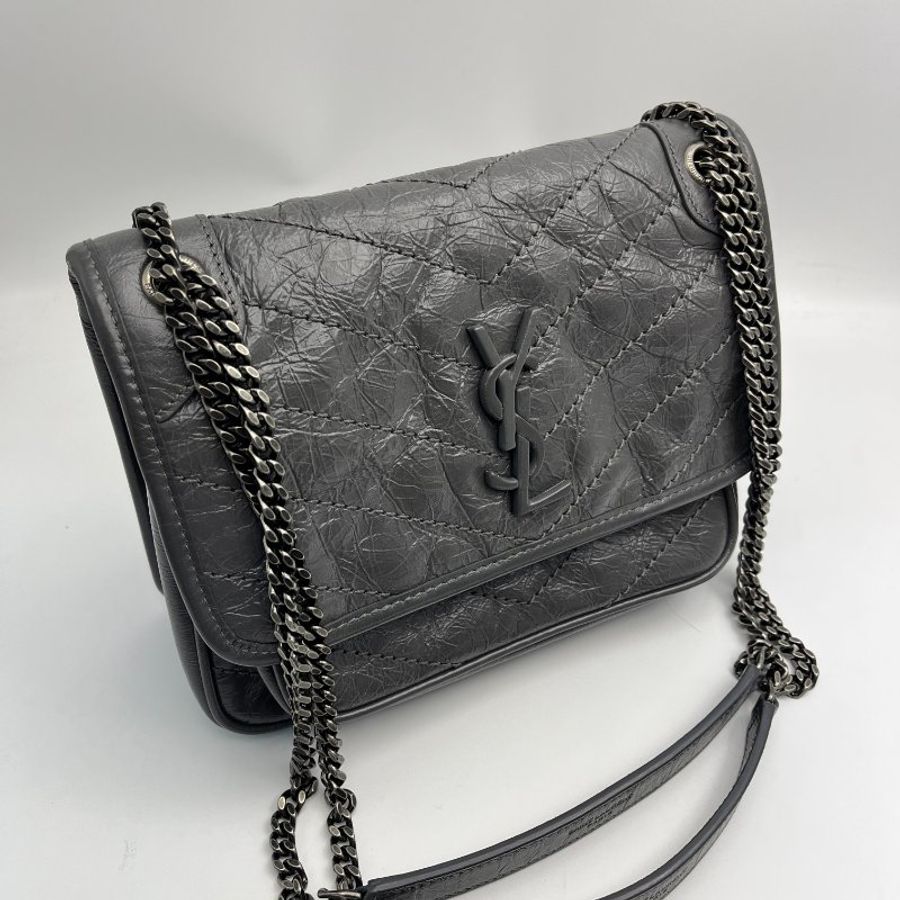 🏷Ysl Niki小號(大象灰)-4