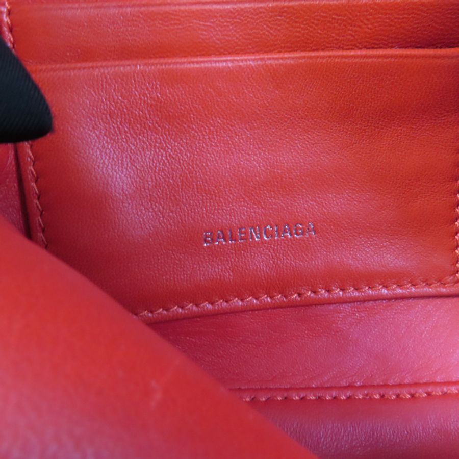 BALENCIAGA 牛皮皮革Triangle Clutch手拿包-7